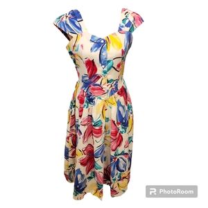 Vtg Robbie Bee Size 14 Marilyn Monroe Style Spring Summer  dress. SALE  12-26
